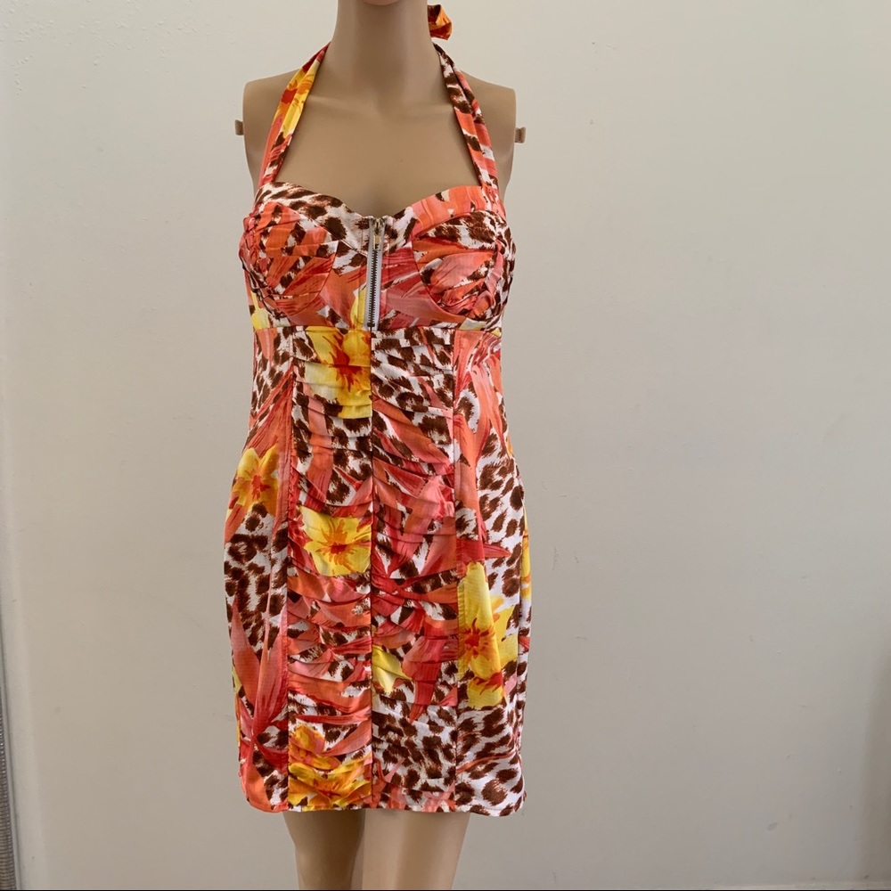 2b Bebe Halter Dress Size M